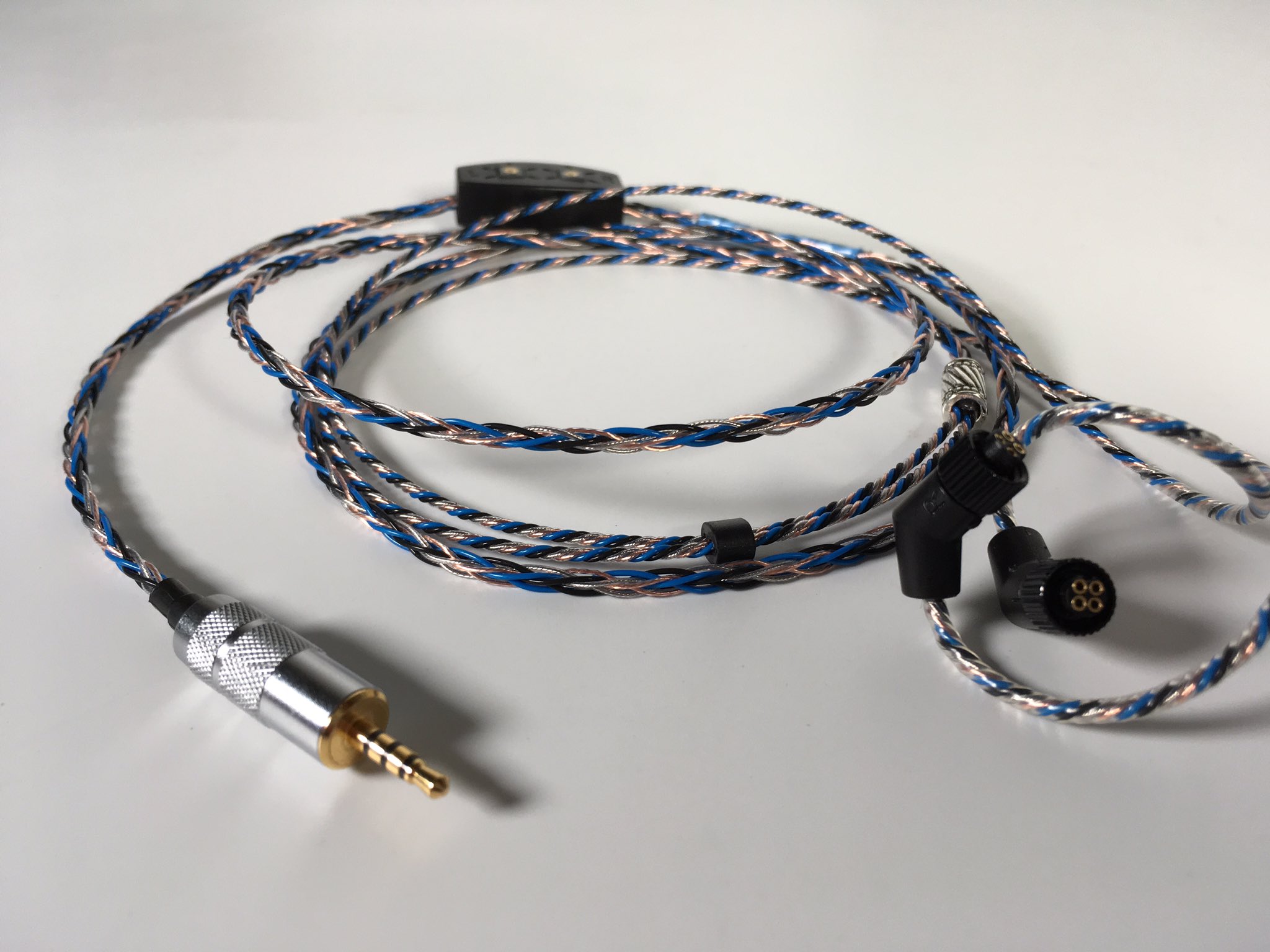 jh audio 4pin2.5ケーブル オーグラインpt＋オーグラインα 8芯 JH Audio 4ピンケーブル オーグラインpt + オーグラインα 8芯