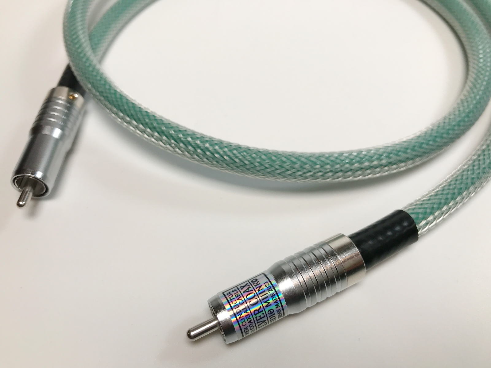 純銀75Ω同軸デジタルRCAケーブル “SILVER COAX” 発売開始