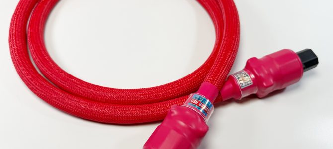 SUPER RED 電源ケーブル発売のお知らせ